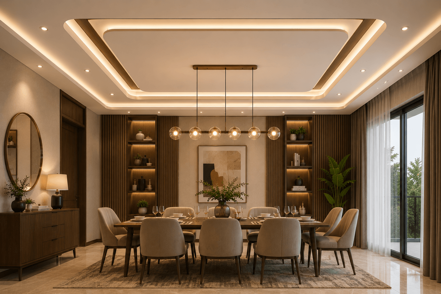 Dining Cove Ceiling